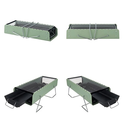 LOGOS 卓上炉端グリルM アウトドアやキャンプ、室内BBQでも大活躍のグリル。81060940