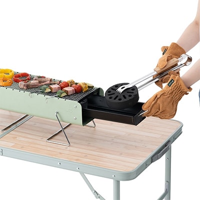 LOGOS 卓上炉端グリルM アウトドアやキャンプ、室内BBQでも大活躍のグリル。81060940