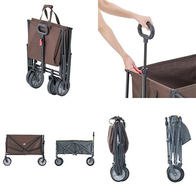 LOGOS　お荷物満載キャリー  アウトドアやキャンプで楽々運搬ができるワゴン　84720743