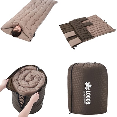 抗菌防臭　丸洗いウォーマーシュラフ・-6　アウトドアやキャンプで大活躍の寝袋。72600037