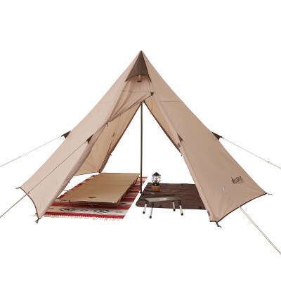 LOGOS コットンラグ (240×90cm)ブルー 雰囲気あるアウトドアシーンに 71809757