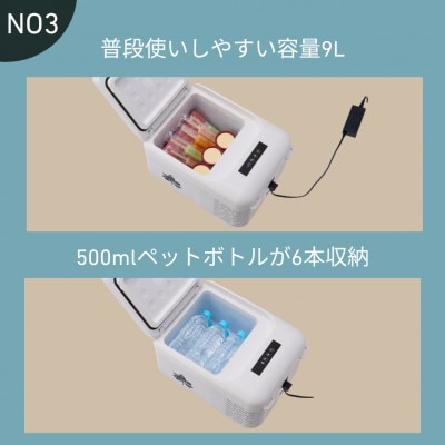 (野電)エレキャン 凍結冷凍冷蔵庫 9(-30℃/20℃)車のソケットから給電可能 74175091