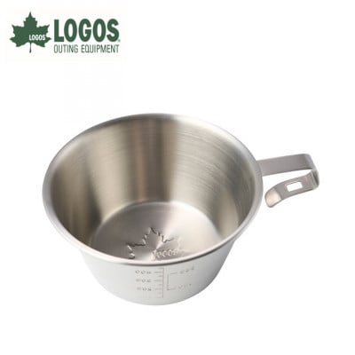 LOGOS ラージシェラカップ アウトドアやキャンプはもちろんBBQの食器としても　81285044