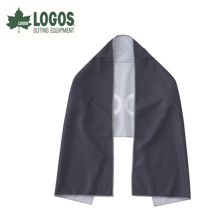 LOGOS ネッククーラー グレー フェイスタオルサイズで日常使いにも 34206219