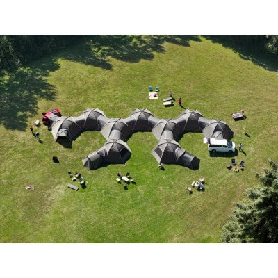 neos コネクトベース・ヘキサドーム 600-BF 大人数でも広々大型ドームテント71202007