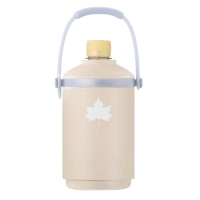 真空「温・冷」ペットボトルシリンダー ベージュ　マルチサイズ対応ペットボトルホルダー81287643