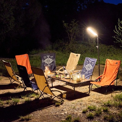 LOGOS ソーラースタンドライトセット アウトドアなどのキャンプや災害時にも大活躍74175630