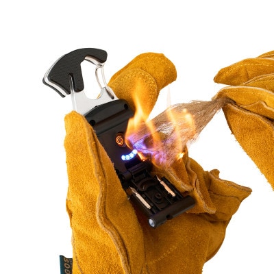 着火できる・USBサバイバルツール キャンプから防災までさまざまなシーンに 81064226