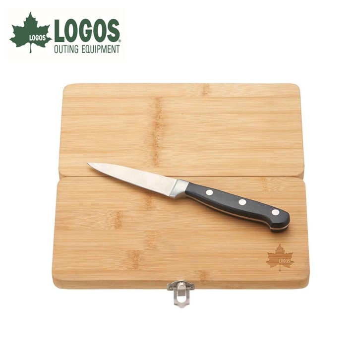 Bamboo ナイフ&まな板セット キャンプやアウトドアシーンでの持ち運びに便利 81280009