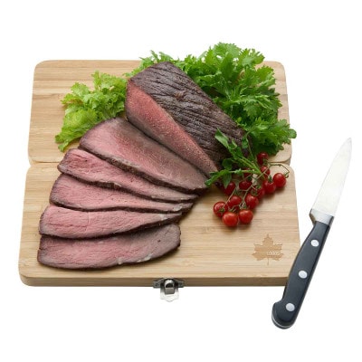 Bamboo ナイフ&まな板セット キャンプやアウトドアシーンでの持ち運びに便利 81280009