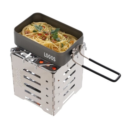 LOGOS メスキット ソロキャンプや少人数レジャーで大活躍。お米は2合まで炊飯可 88230250