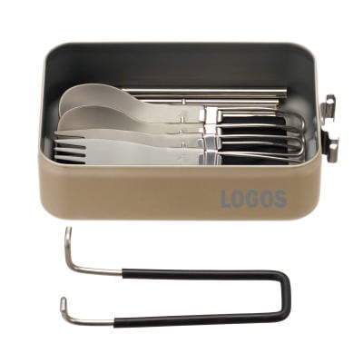 LOGOS カラーメスキット ベージュ ソロキャンプや少人数レジャーで大活躍 88230251