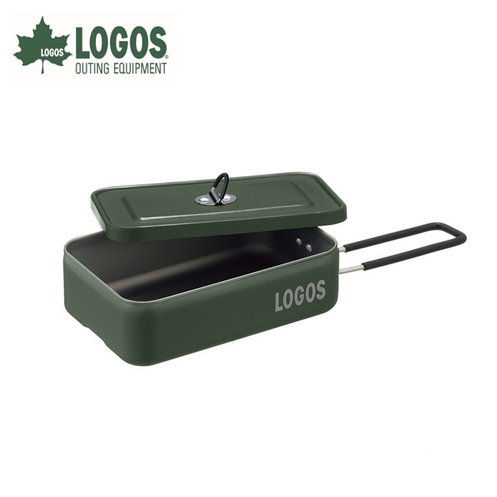 LOGOS カラーメスキット グリーン ソロキャンプや少人数レジャーで大活躍 88230254