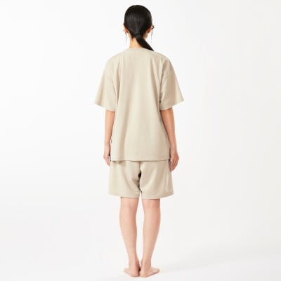 LBL　ボディリカバリーTシャツ M ベージュ 就寝時におすすめリカバリーウエア!　35503663