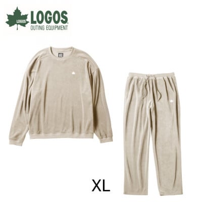 LBL リカバリーウエア ベロア上下セット XLサイズ リカバリースウェット+パンツ ベージュ