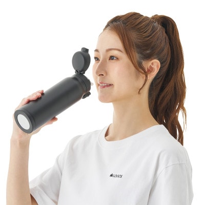 TW 真空断熱 ワンタッチボトル IG 500ml 保冷・保温対応のステンレスボトル81286022