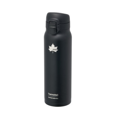 TW 真空断熱 ワンタッチボトル BK 500ml 保冷・保温対応のステンレスボトル81286021