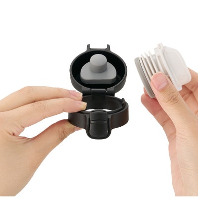 TW 真空断熱 ワンタッチボトル BK 500ml 保冷・保温対応のステンレスボトル81286021