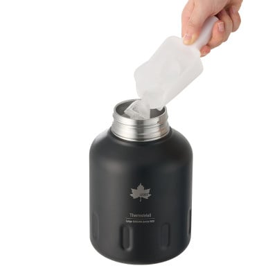 TW 真空断熱 ラージアイスドリンクボトル BK 1500ml 大容量のボトル! 81286251