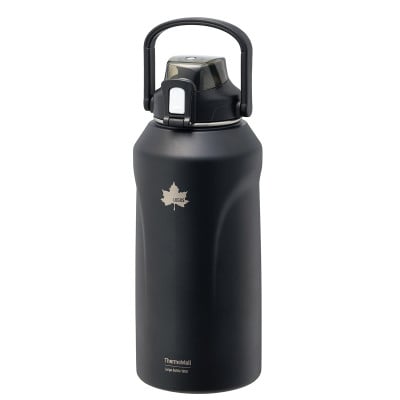 TW 真空断熱 ラージアイスドリンクボトル BK 1800ml 大容量のボトル