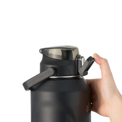 TW 真空断熱 ラージアイスドリンクボトル BK 1300ml 大容量のボトル! 81286271
