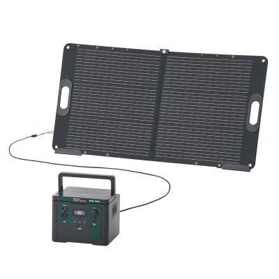 エレキャン・パワーソーラーパネル(100W)アウトドアはもちろん防災用品として!　74175120