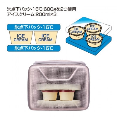 ハイパー氷点下クーラーM クーラーボックス+氷点下パックM 2個 倍速凍結保冷剤【複数個口で配送】