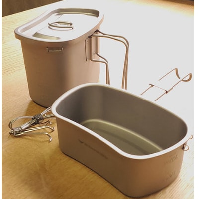 DDHammocksJAPAN CANTEEN　クッカーセット　チタン製 アウトドア・海釣りに