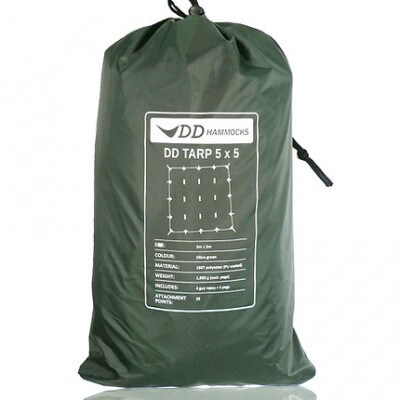 タープ 5×5　オリーブグリーン　DD Hammocks JAPAN