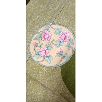 手描き友禅・訪問着「四季花浪漫」