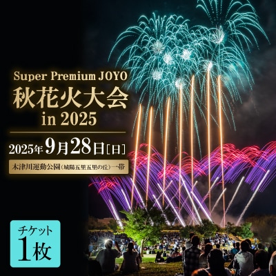 【2025年9月28日開催】花火チケット1名分 秋花火大会in京都城陽 夏の夜空を彩る夏の思い出を