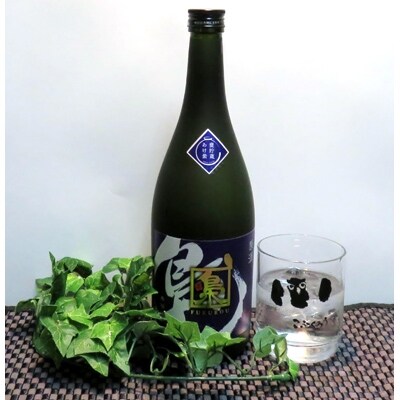 甕熟成「梟(ふくろう)」紫芋原酒38度