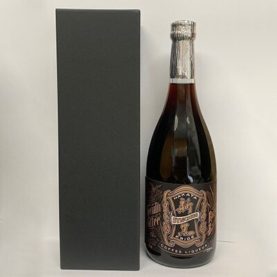【2022年2月上旬発送】【糖類0】のコーヒー酒焙煎した珈琲豆と焙煎麦焼酎を合わせた『新黒』