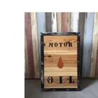 ヴィンテージ風オブジェ　サインボード(看板)　D-4・OIL【DIOSA】