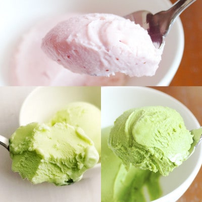 大刀洗町&福岡特産 枝豆&あまおう苺&八女抹茶 アイスクリーム 各2個 合計6個セット