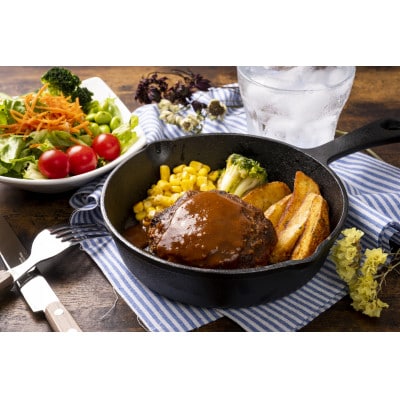 【さとふる限定】お肉屋さんの手ごねハンバーグ【博多和牛入り】(大刀洗町)