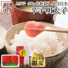 【さとふる限定】【のし付き】辛子明太子 上切子 400g 化粧箱入【NM-40】(大刀洗町)　