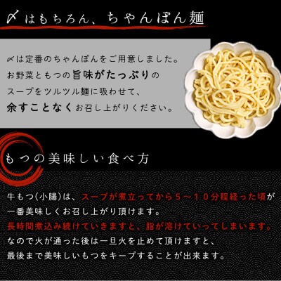もつ鍋セット 2人前(もつ200g) 濃縮醤油スープ(大刀洗町)