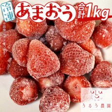 【先行受付】冷凍あまおう1kg(大刀洗町)