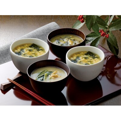 【お歳暮・のし付き】フリーズドライおみそ汁&たまごスープ計10食(大刀洗町)
