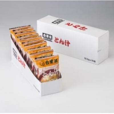 【毎月定期便】吉野家 豚汁 20袋 フリーズドライ インスタント 防災 非常食(大刀洗町)全6回