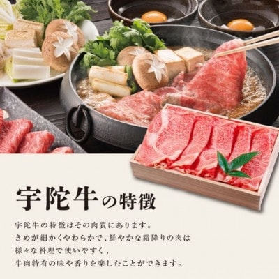 【毎月定期便】生で届ける 特上焼肉 赤身すき焼 認定牛 宇陀肉 2種食べ比べセット 各400g全2回