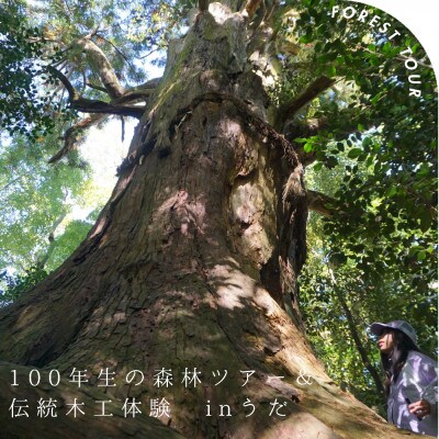 100年生の 森林ツアー & 伝統木工体験 inうだ 2025 夏 / 7月25日(金)　午前の部