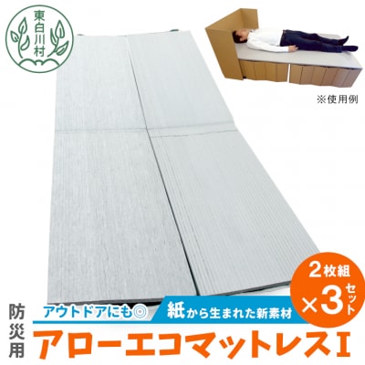 アローエコマットレス1 防災用品 防寒グッズ 断熱 使い捨て 防災 防災マット  キャンプ 極厚 