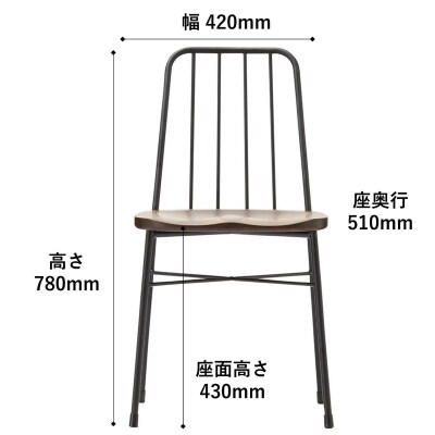 椅子 ダイニングチェア ウィンザーチェア 2脚 イス いす チェア 家具 Coccole  C320