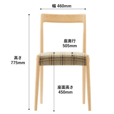 椅子 ダイニングチェア 2脚 イス チェア 木製チェア 木製椅子 家具  Coccole C217