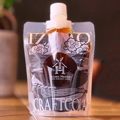 出雲クラフトコーラシロップ　神宿る霊草「まこも」使用(200ml×2パック)