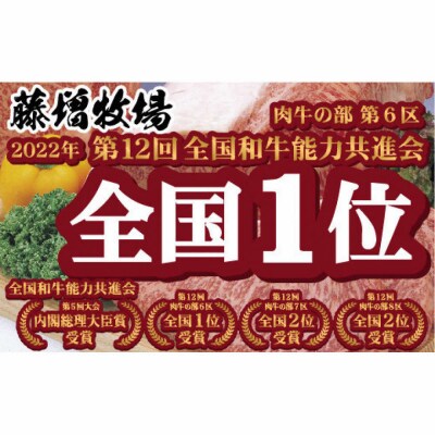 藤増 しまね和牛ロース スライス・ステーキセット B【冷蔵】