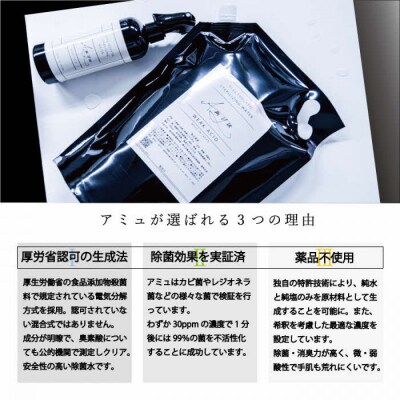 電解次亜塩素酸水　400ppm　【2.5L   2個セット】　除菌・消臭