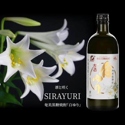 奄美黒糖焼酎　白ゆり40%(720ml)6本セット　化粧箱入り